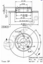 Brembo 08425014 - DISCO FRENO