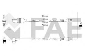 Fae 83650 - JUEGO CABLES BUJIA