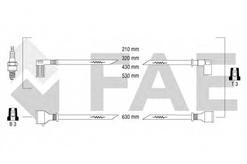 Fae 83900 - JUEGO CABLES BUJIA