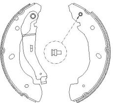 Rh 410700 - ZAPATAS DE FRENO