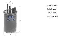 Ufi 2440900 - [*]FILTRO GASOIL