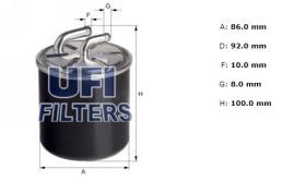 Ufi 2443600 - [*]FILTRO GASOIL