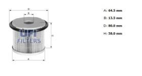 Ufi 2667600 - [*]FILTRO GASOIL CART.