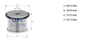 Ufi 2669000 - [*]FILTRO GASOIL CART.