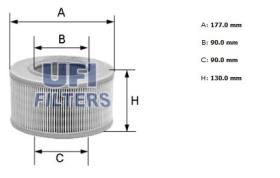 Ufi 2714900 - [*]FILTRO AIRE