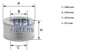 Ufi 2717600 - [*]FILTRO AIRE