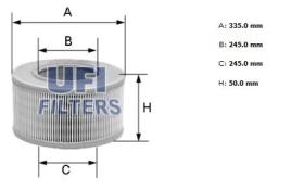 Ufi 2717700 - [*]FILTRO AIRE