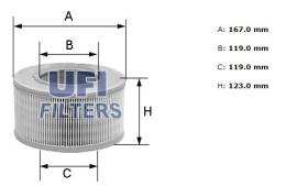 Ufi 2723900 - [*]FILTRO AIRE