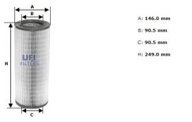 Ufi 2726500 - [*]FILTRO AIRE