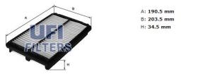 Ufi 3010400 - [*]FILTRO AIRE PANEL