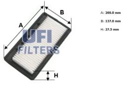 Ufi 3012600 - [*]FILTRO AIRE PANEL