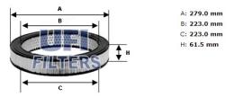 Ufi 3080201 - [*]FILTRO AIRE