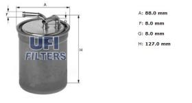 Ufi 2443700 - [*]FILTRO GASOIL