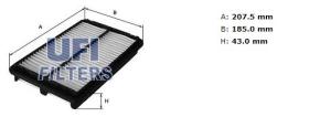 Ufi 3023500 - [*]FILTRO AIRE PANEL