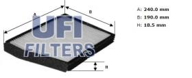 Ufi 5301800 - [*]FILTRO AIRE HABITACULO