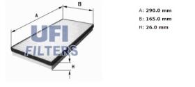 Ufi 5302600 - [*]FILTRO AIRE HABITACULO
