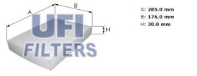 Ufi 5303800 - [*]FILTRO AIRE HABITACULO