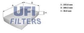 Ufi 5304000 - [*]FILTRO AIRE HABITACULO