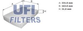 Ufi 5304500 - [*]FILTRO AIRE HABITACULO