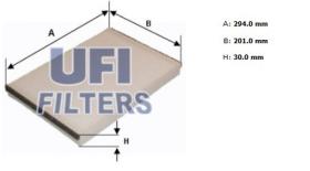 Ufi 5304700 - [*]FILTRO AIRE HABITACULO