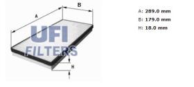 Ufi 5306100 - [*]FILTRO AIRE HABITACULO