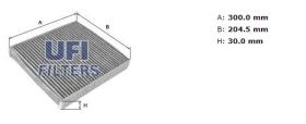 Ufi 5410100 - [*]FILTRO AIRE HAB.CARB.ACT.