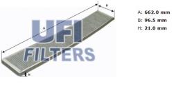 Ufi 5412100 - [*]FILTRO AIRE HAB.CARB.ACT.