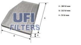 Ufi 5412400 - [*]FILTRO AIRE HAB.CARB.ACT.