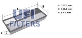 Ufi 3026500 - [*]FILTRO AIRE PANEL