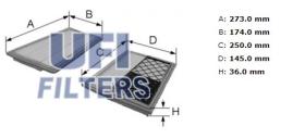 Ufi 3028200 - [*]KIT FILTRO AIRE PANEL