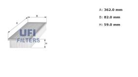 Ufi 3030200 - [*]FILTRO AIRE PANEL