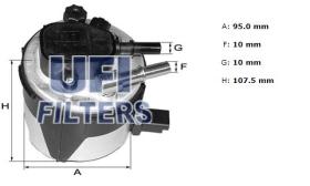 Ufi 5517000 - [*]FILTRO COMPL. GASOIL