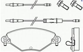 Brembo P61071 - PASTILLAS TURISMO