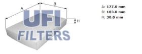 Ufi 5310900 - [*]FILTRO AIRE HABITACULO