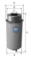 Ufi 2445500 - FILTRO CARBURANTE FORD TRANSIT 2007