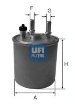 Ufi 2407300 - FILTRO CARBURANTE