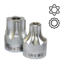 Jbm 10047 - PUNTA DE 1/2" TORX INVIOLABLE T90