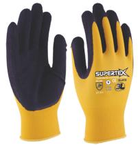 Suministros y Bricolaje 527991 - GUANTE LATEX NYLON SUPERTEX SL010 T