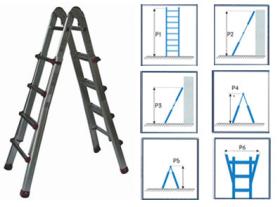 Suministros y Bricolaje 754385 - ESCALERA TELESCOP.ALUM 3555-5,40M 4