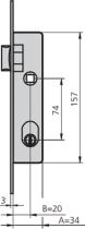 Suministros y Bricolaje 668160 - CERRADURA EMBUTIR 1964T/6 AI