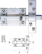 Suministros y Bricolaje 561488 - PASADOR 12101 300-P/87 NIQUEL