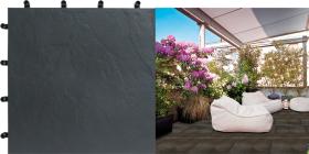 Suministros y Bricolaje 463758 - LOSETA BLACKNITE POLIPROPI.40X40 NE