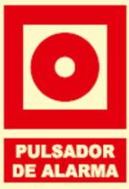 Suministros y Bricolaje 087566 - SEÃAL FOTOLUMINES.PULSADOR ALARM.E