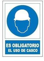 Suministros y Bricolaje 087578 - SEÃAL OBLIGATORIA USO CASCO SO800