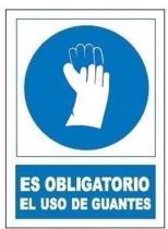 Suministros y Bricolaje 087580 - SEÃAL OBLIGATORIA USO GUANTES SO80