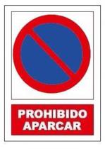 Suministros y Bricolaje 087582 - SEÃAL PROHIBIDO APARCAR SP885