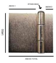 Suministros y Bricolaje 424333 - BISAGRA SOLDAR LIBR.BESL10 100X85(1