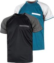 Suministros y Bricolaje 513350 - CAMISETA M/CORTA WF1016 NEGRO/GRIS