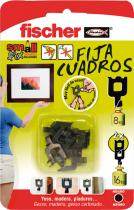 Suministros y Bricolaje 286492 - FIJA CUADROS NEGRO 518168 BLISTER