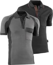 Suministros y Bricolaje 601224 - POLO M/C ALG. FLEX T-XXL GRIS/NEGR